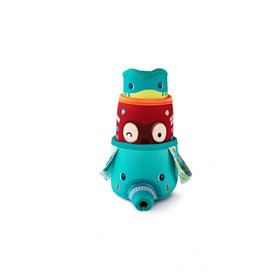 3 gobelets de bain jungle
