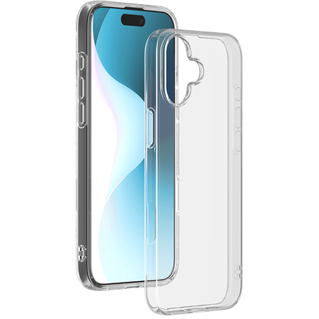 Coque iPhone 16 Plus Souple Transparente Bigben