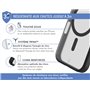 Coque Renforcée iPhone 16 Plus AIR FROST Compatible MagSafe Frost Noire - Garantie à vie Force Case