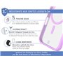 Coque Renforcée iPhone 16 AIR FROST Compatible MagSafe Frost Violette - Garantie à vie Force Case