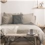 Housse de Couette HappyFriday Basic Oxford Beige 200 x 200 cm