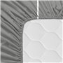 Drap housse HappyFriday BLANC Multicouleur 180 x 200 x 32 cm