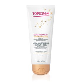 Lait corporel Topicrem Um Sparkling 200 ml Doré (1 Unité)