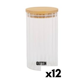 Bocal en Verre Transparent Quttin    9 x 16 cm 780 ml 9 x 16