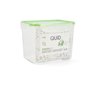 Boîte à lunch hermétique Quid Greenery Transparent Plastique (3,7 L) (Pack 4x)