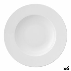 Assiette à pâtes Ariane Prime Céramique Blanc (Ø 30 cm) (6 Unités)