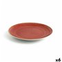 Assiette plate Ariane Terra Céramique Rouge (Ø 27 cm) (6 Unités)