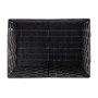 Panier Noir Tissu 25 x 20 x 35 cm (12 Unités)