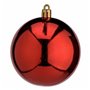 Lot de boules de Noël Rouge Plastique Ø 8 cm (12 Unités)