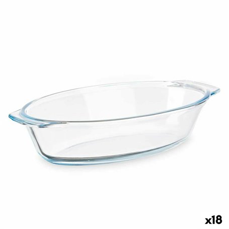 Plat à Gratin Avec des poignées Transparent Verre Borosilicaté 700 ml 23