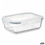 Boîte à lunch Transparent Silicone Verre Borosilicaté 640 ml 18