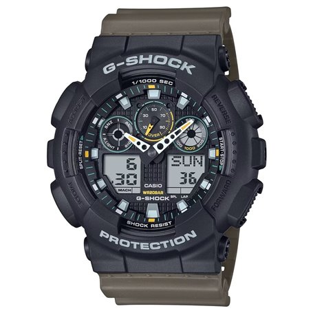 Montre Homme Casio G-Shock OVERSIZED - TWO TONE UTILITY COLOURS Noir (Ø 51 mm)