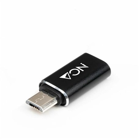 Nanocable 10.02.0014 changeur de genre de câble Micro USB USB-C Noir