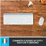 Logitech MK470 clavier Souris incluse RF sans fil QWERTY Italien Blanc