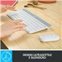 Logitech MK470 clavier Souris incluse RF sans fil QWERTY Italien Blanc