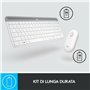 Logitech MK470 clavier Souris incluse RF sans fil QWERTY Italien Blanc