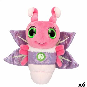 Jouet Peluche Eolo Luciole Rose 28