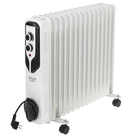 Radiateur à Huile Adler AD 7819 Blanc 2500 W