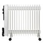 Radiateur à Huile Adler AD 7819 Blanc 2500 W