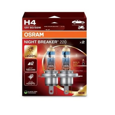 Ampoule pour voiture Osram NIGHT BREAKER 220 60/55 W 12 V (2 Unités)