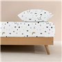 Drap housse Kids&Cotton Dayton Multicouleur 105 x 200 cm