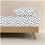 Drap housse Kids&Cotton Kibo Noir 60x120cm