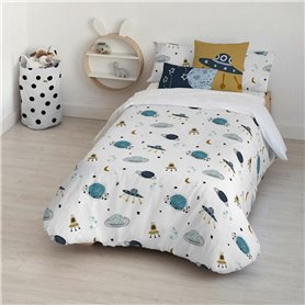 Housse de Couette Kids&Cotton Dayton Small Blanc 155 x 220 cm