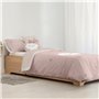 Housse de Couette Kids&Cotton Werner Rosa Rose 175 Fils 155 x 220 cm