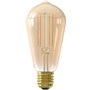 Ampoules connectées Calex Edison LED Filament connectée ST64 ambrée E27