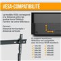 NANOOK Support Mural inclinable pour téléviseurs de 40-65 Pouces- Solution de Montage pour des télés LCD et (O)LED - Noi