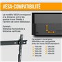 NANOOK Support Mural inclinable pour téléviseurs de 32-55 Pouces- Solution de Montage pour des télés LCD et (O)LED - Noi