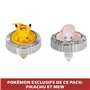 Arene Pokémon et 2 Toupies - BANDAI - JW4403 - Pikachu vs Mewtwo