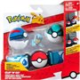 Ceinture - BANDAI - Pokémon Clip N' Go - 1 ceinture, 2 Poké Balls et 1 figurine Carapuce 5 cm