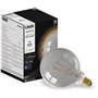 Ampoule LED E27 - CALEX - G125 SMART GLOBE - Filament droit - 7 W - 400 lm - 1800 K - Intensité variable - Smokey