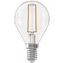 Ampoule LED E14 - CALEX - BALL P45 - Filament droit - 3,5 W - 250 lm - 2700 K - Intensité variable - Transparente