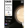 Ampoule LED E27 - CALEX - G200 SMART GLOBE - Simple filament spirale - 5 W - 220 lm - 1800 K - Intensité variable - Or