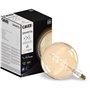 Ampoule LED E27 - CALEX - G200 SMART GLOBE - Simple filament spirale - 5 W - 220 lm - 1800 K - Intensité variable - Or