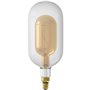 Ampoule LED E27 - CALEX - DECO XXL SUNDSVALL - Filament simple spirale - 3W - 240 lm - 2200 K - Transparent / Or blanc c