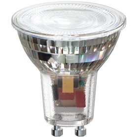 Ampoule LED reflecteur - CALEX - GU10 - 6 W - 400 lm - 3000 K - Intensité variable - Chrome