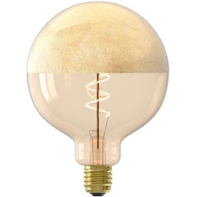 Ampoule LED E27 - CALEX - XXL SPECIALS G125 - Filament simple spirale - 4 W - 120 lm - 1800 K - Or