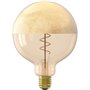 Ampoule LED E27 - CALEX - XXL SPECIALS G125 - Filament simple spirale - 4 W - 120 lm - 1800 K - Or