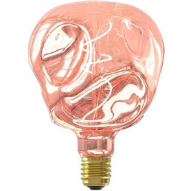 Ampoule LED E27 - CALEX - G125 NEO ORGANIC - Filament flexible - 4 W - 70 lm- 1800 K - Intensité variable - Rose