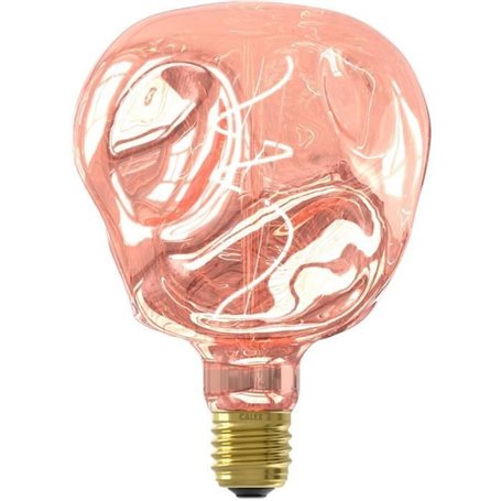 Ampoule LED E27 - CALEX - G125 NEO ORGANIC - Filament flexible - 4 W - 70 lm- 1800 K - Intensité variable - Rose