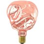 Ampoule LED E27 - CALEX - G125 NEO ORGANIC - Filament flexible - 4 W - 70 lm- 1800 K - Intensité variable - Rose