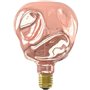 Ampoule LED E27 - CALEX - G125 NEO ORGANIC - Filament flexible - 4 W - 70 lm- 1800 K - Intensité variable - Rose