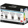 Ampoule LED reflecteur - CALEX - GU10 - 4,9 W - 345 lm - 2700 K - Intensité variable - Chrome