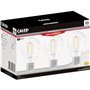 Ampoule LED E27 - CALEX - STANDARD A60 - Filament droit - 7 W - 806 lm - 2700 K - Intensité variable - Transparent