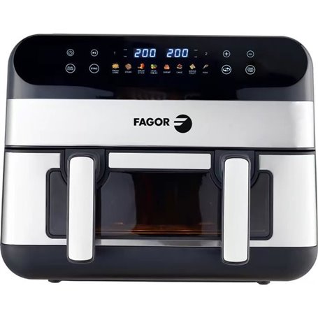 Friteuse sans huile - FAGOR - Airfryer FGF10 - 10L - 2400 W - Ecran tactile - 8 modes pré enregistré  Grande cuve de cuisson