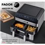 Friteuse sans huile - FAGOR - Airfryer FGF10 - 10L - 2400 W - Ecran tactile - 8 modes pré enregistré  Grande cuve de cu