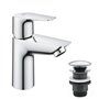 Mitigeur monocommande Lavabo - GROHE Start Edge - 23898001 - Taille S - Chromé